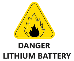 Danger Lithium-ion batteries
